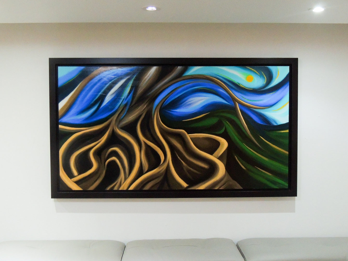 Raíces de Mi Tierra - Pintura de la Ceiba | Juan Laureano Arte