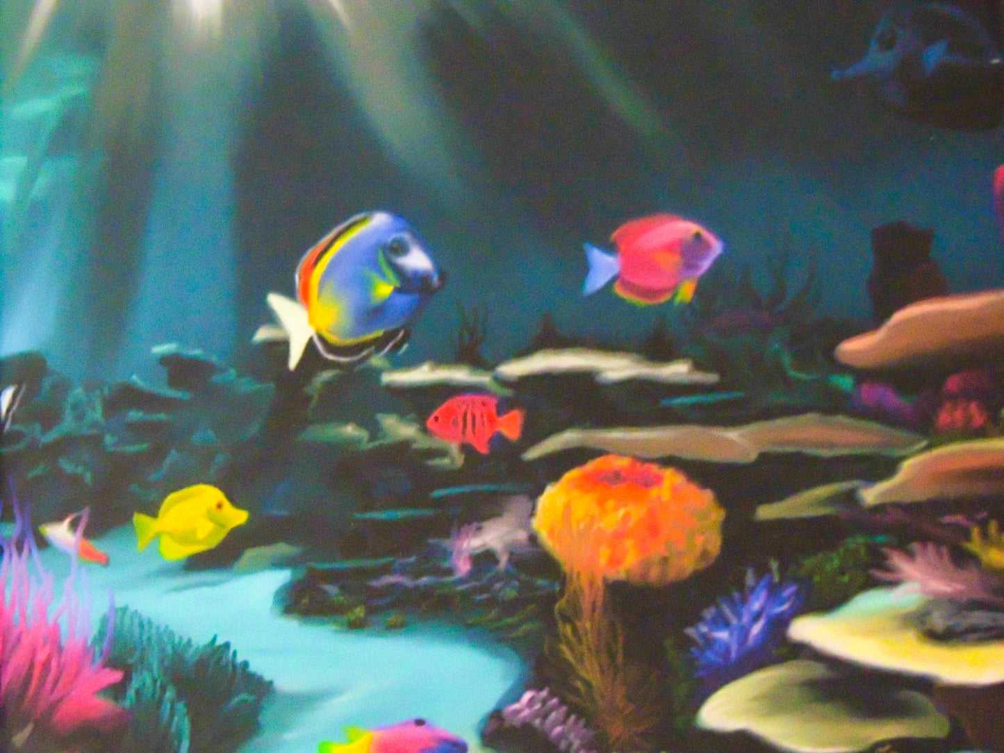 Underwater - Obra inspirada en la vida submarina de Culebrita | Juan Laureano Arte