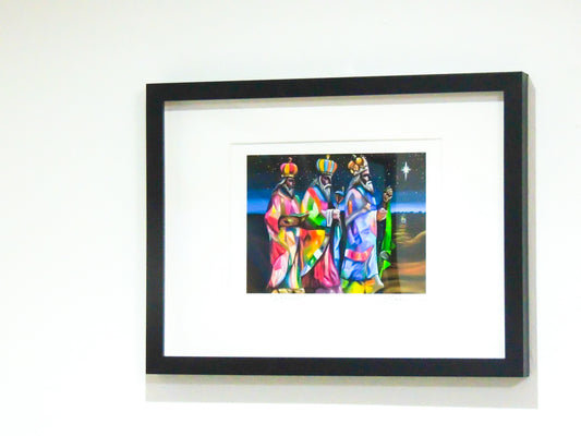 Llegando - Obra de los Tres Reyes Magos | Juan Laureano Arte