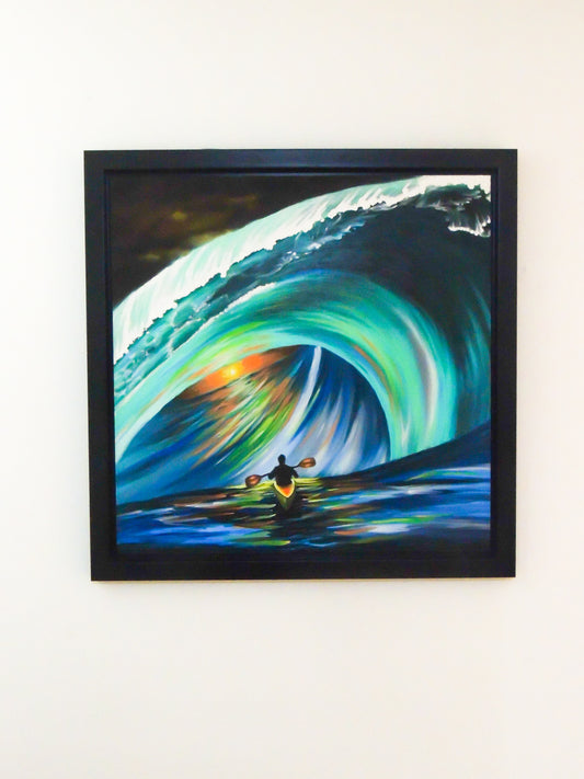 David & Goliat – Pintura con mensaje de fe y victoria | Juan Laureano Arte