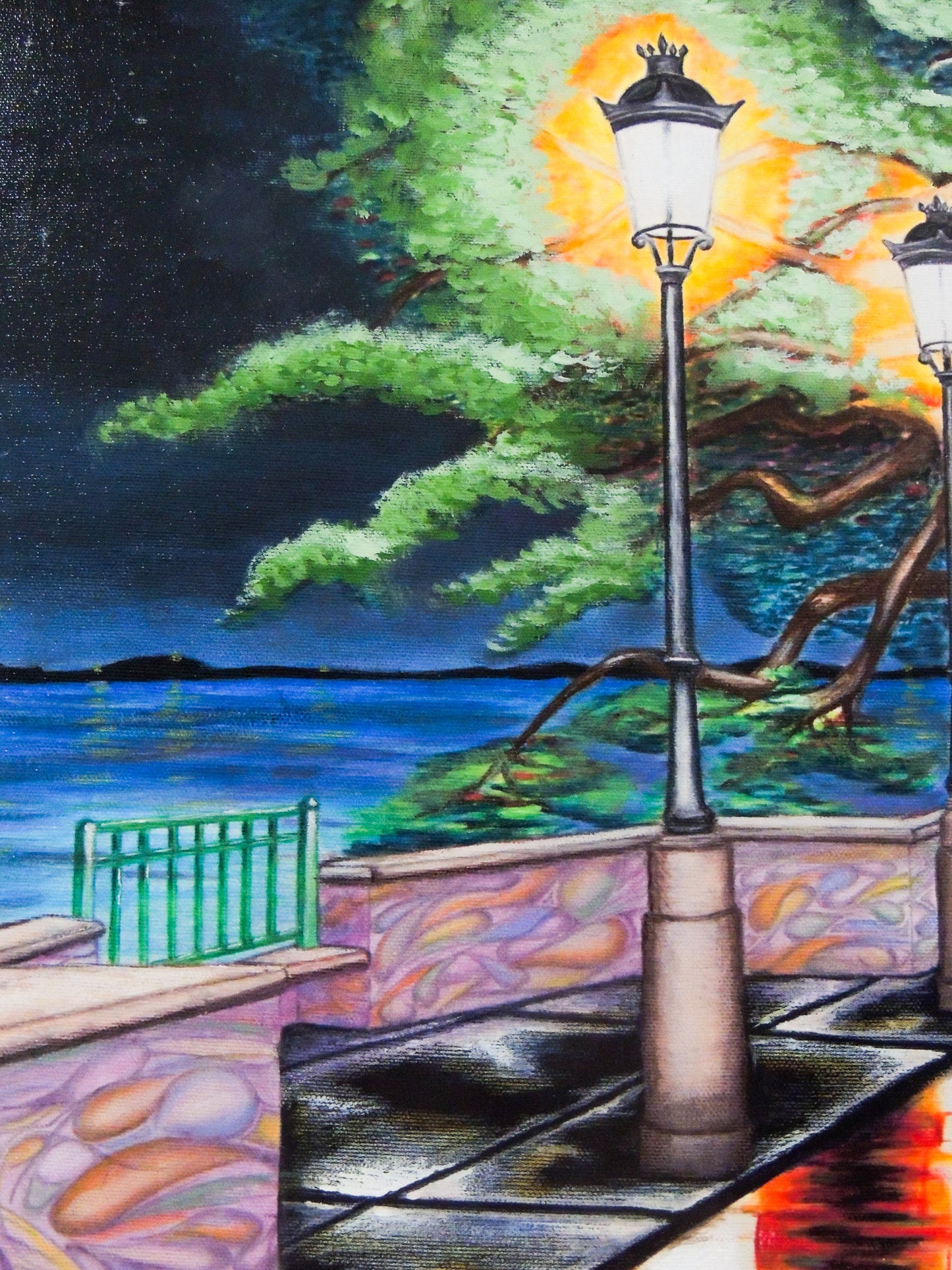 Noche Paseo de Colores – Paseo de la Princesa de noche | Juan Laureano Arte