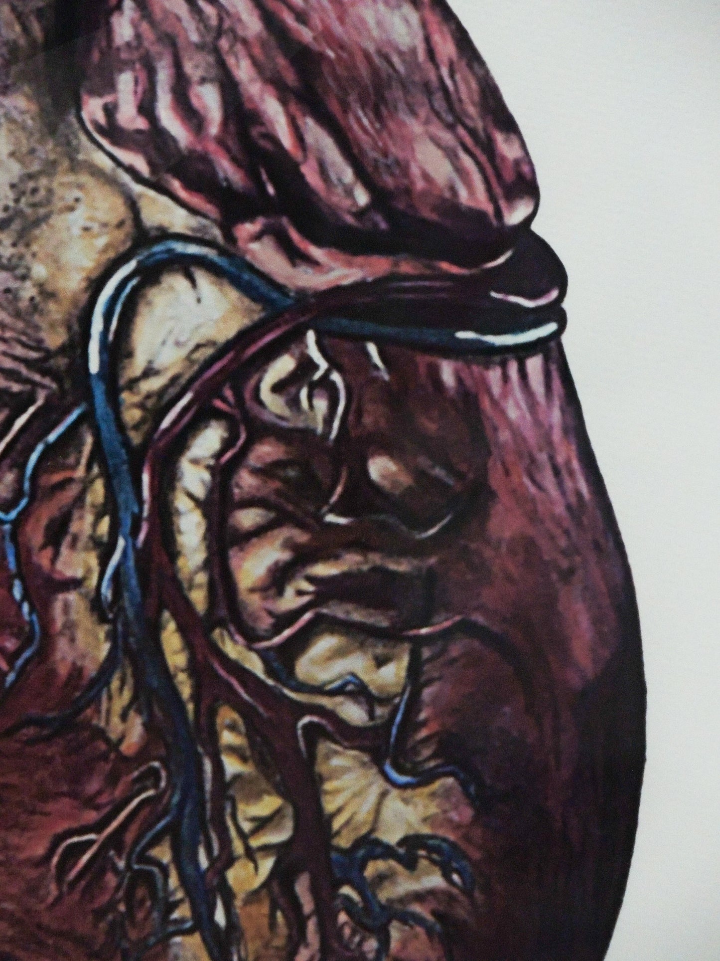 Corazón - Obra en lápiz y acuarela sobre la vida | Juan Laureano Arte