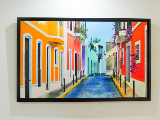 Amor en V.S.J. – Obra romántica del Viejo San Juan | Juan Laureano Arte