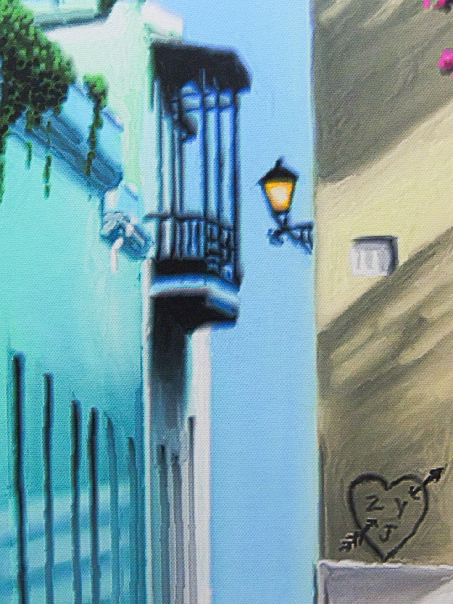 Amor en V.S.J. – Obra romántica del Viejo San Juan | Juan Laureano Arte