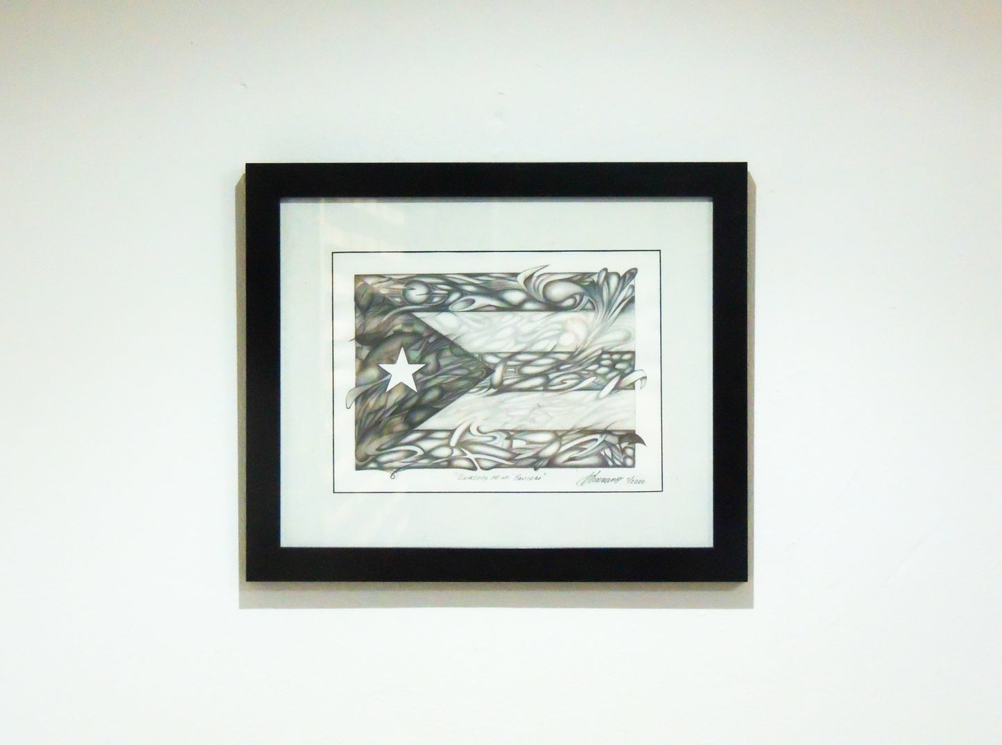 Enredos de mi Bandera - Obra sobre la bandera de Puerto Rico | Juan Laureano Arte