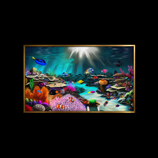 Underwater - Obra inspirada en la vida submarina de Culebrita