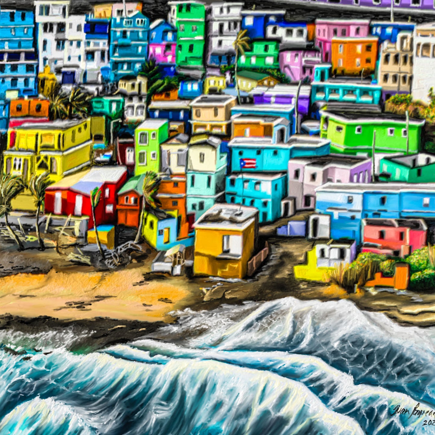 Comunidad La Perla en San Juan
