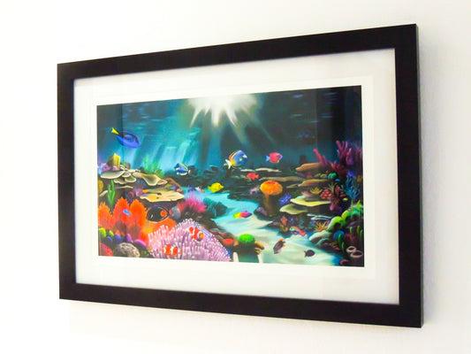Underwater - Obra inspirada en la vida submarina de Culebrita | Juan Laureano Arte