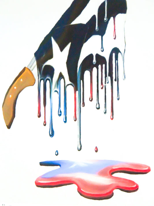 Esperanza – Obra digital inspirada en la bandera puertorriqueña | Juan Laureano Arte