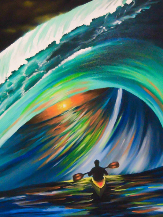 David & Goliat – Pintura con mensaje de fe y victoria | Juan Laureano Arte